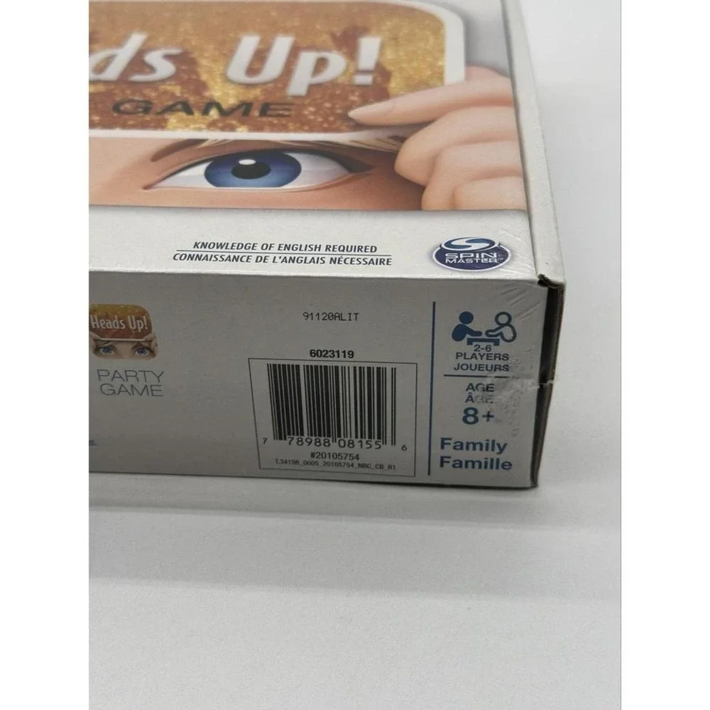 Heads Up! Party Game Trivia 100% Complete 1st Edition‎ Family Fun 2013 Ellen New